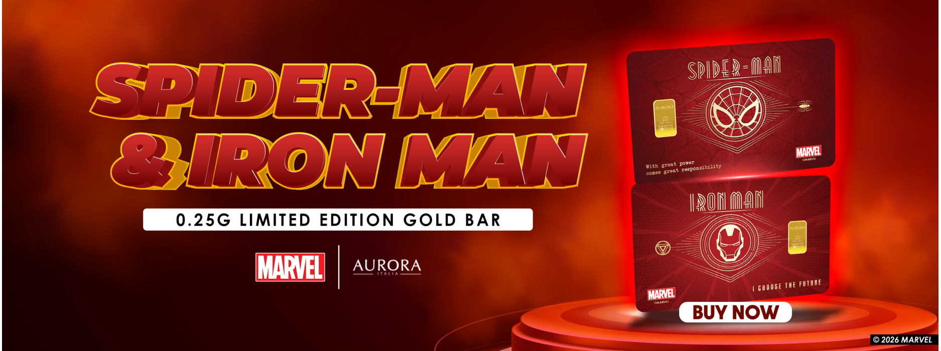 0.25 Spiderman & Ironman Emblem