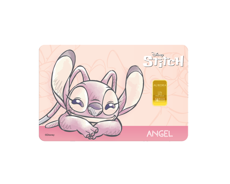 DISNEY x AURORA ITALIA (0.25g) 999.9 Angel Limited Edition Gold Bar