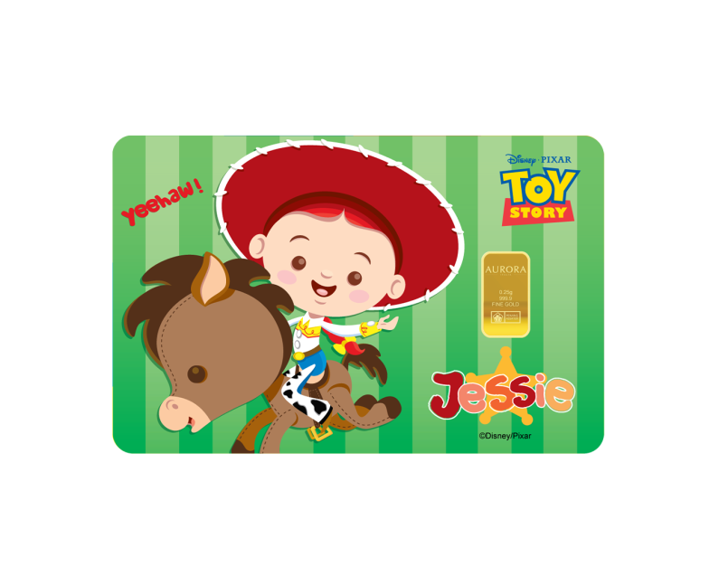 [BLIND BOX] DISNEY x AURORA ITALIA (0.25g) 999.9 Toy Story Limited Edition Gold Bar