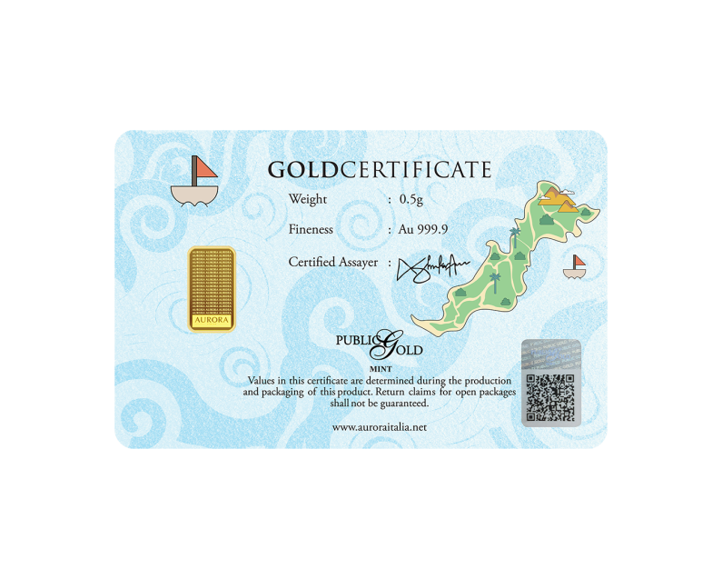 [NEW LAUNCH] SANRIO x AURORA ITALIA (0.5g) 999.9 Stitch Visit Malaysia Limited Edition Gold Bar