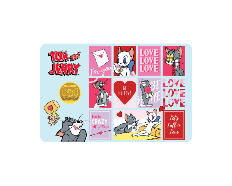 WARNER BROS X AURORA ITALIA (0.5g) 999.9 Tom & Jerry In Love