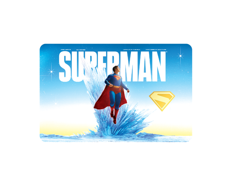 [NEW LAUNCH] DC x AURORA ITALIA (1g) 999.9 Superman Movie Limited Edition Gold Bar
