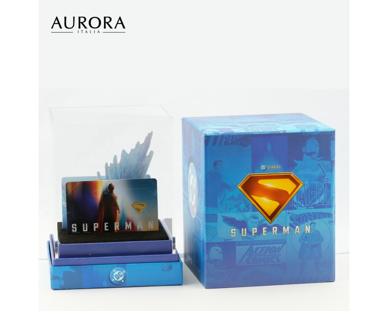 [NEW LAUNCH] DC x AURORA ITALIA (1g) 999.9 Superman Movie Limited Edition Gold Bar