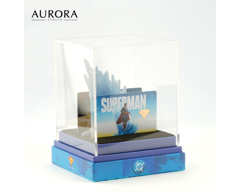[NEW LAUNCH] DC x AURORA ITALIA (1g) 999.9 Superman Movie Limited Edition Gold Bar
