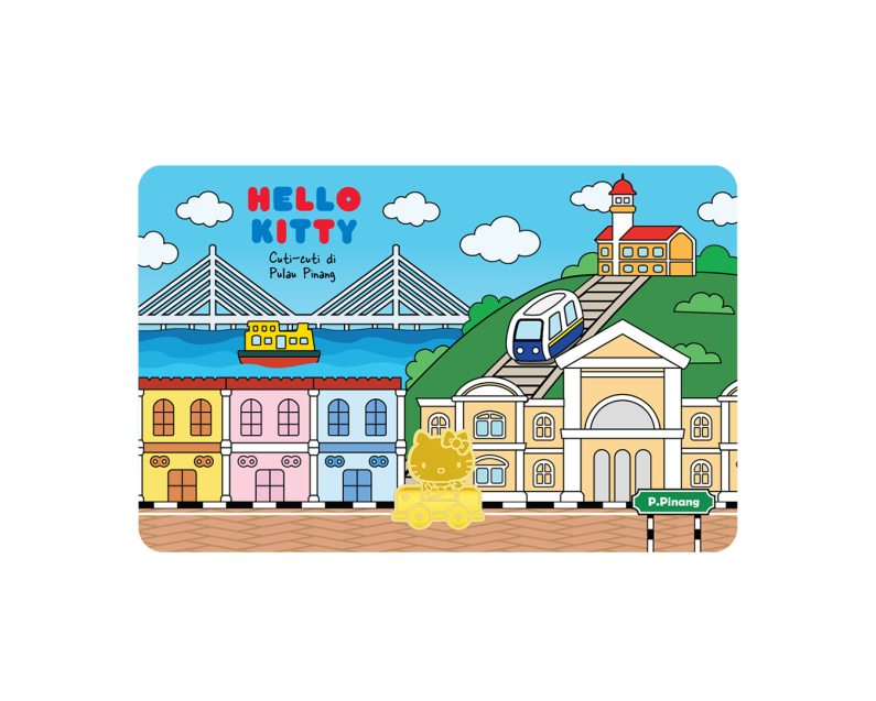 [NEW LAUNCH] SANRIO x AURORA ITALIA (1g) 999.9 Hello Kitty Cuti-cuti di Malaysia Limited Edition Gold Bar
