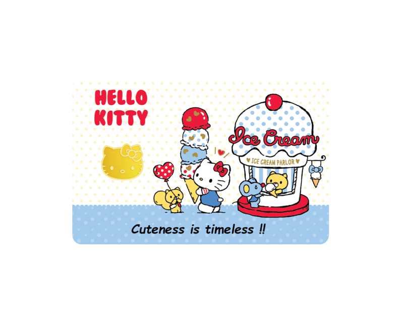 SANRIO x AURORA ITALIA (1g) 999.9 Hello Kitty Ice Cream Limited Edition Gold Bar