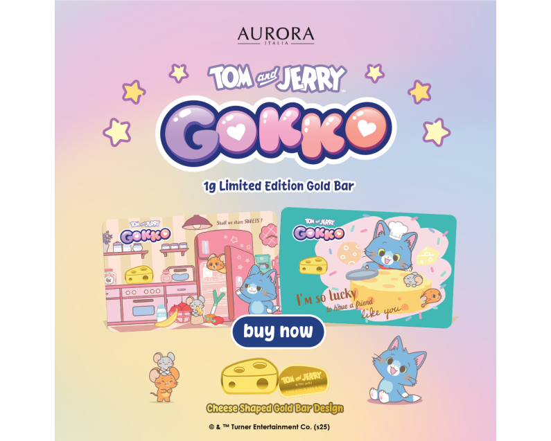 WARNER BROS X AURORA ITALIA (1g) 999.9 Tom & Jerry Gokko