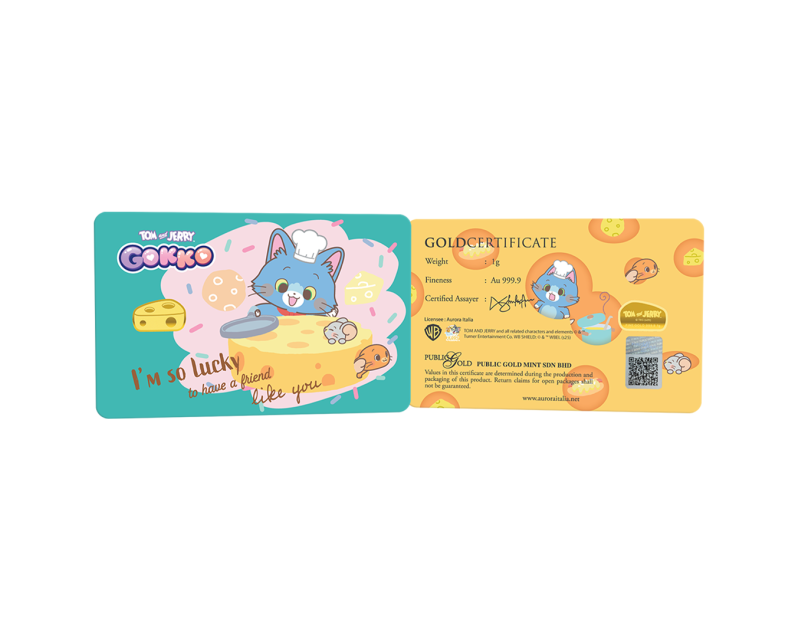 WARNER BROS X AURORA ITALIA (1g) 999.9 Tom & Jerry Gokko