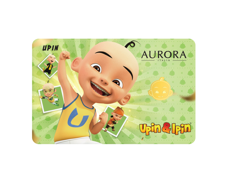  [NEW LAUNCH] UPIN & IPIN x AURORA ITALIA (1g) 999.9 Upin & Ipin Limited Edition Gold Bar