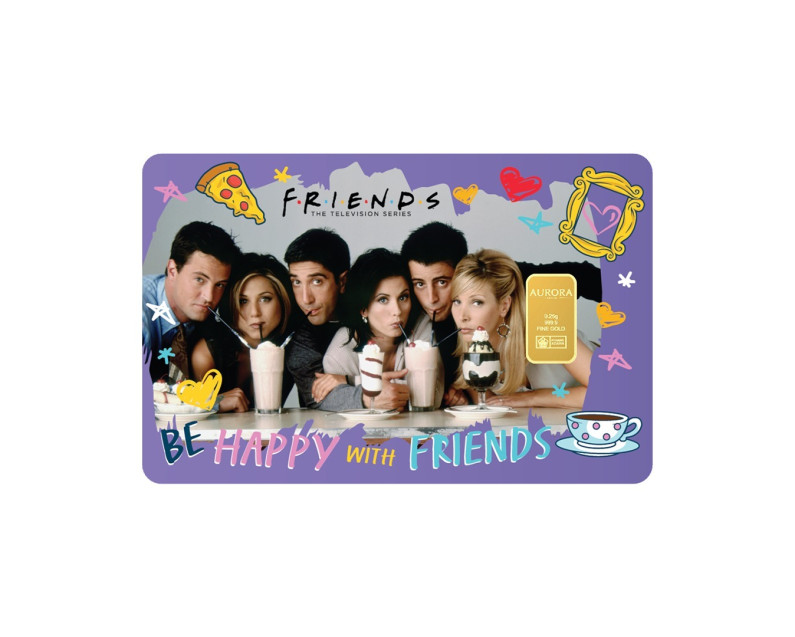 WARNER BROS X AURORA ITALIA (0.25g) Friends Limited Edition Gold Bar