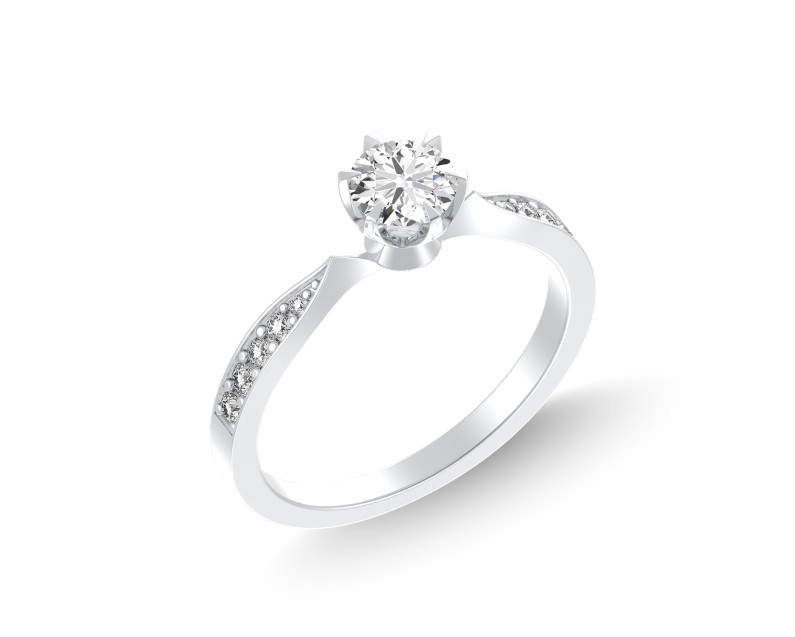 Auroses Chalice Solitaire Ring