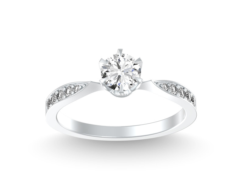 Auroses Chalice Solitaire Ring