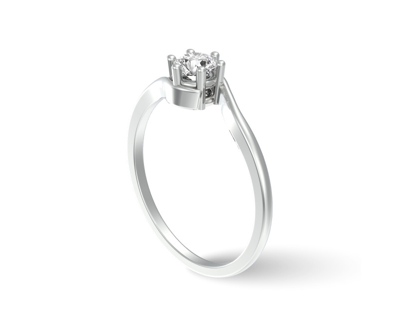 Auroses Entwine Solitaire Ring