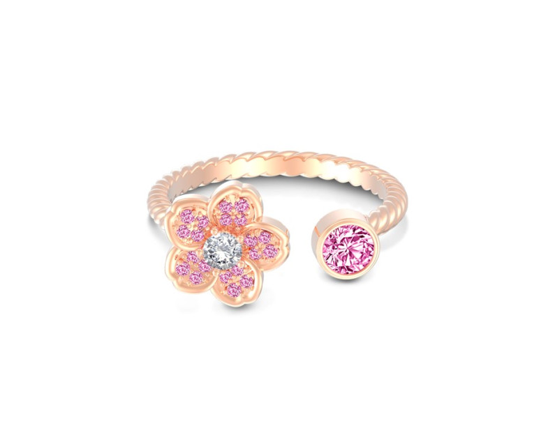 Auroses Cherry Blossom Open Ring