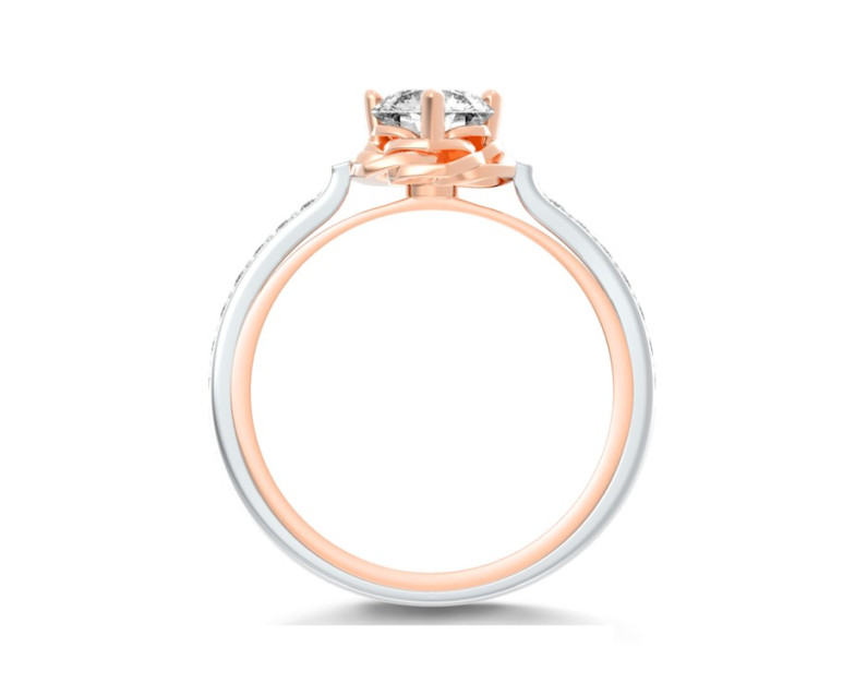 Auroses Divine Rose Fancy Solitaire Ring