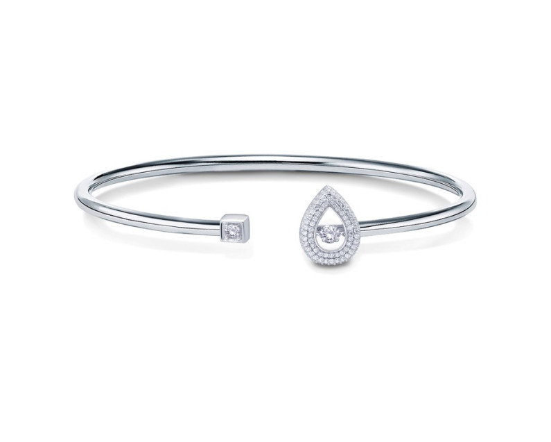 Auroses Single Pear Shape Bangle