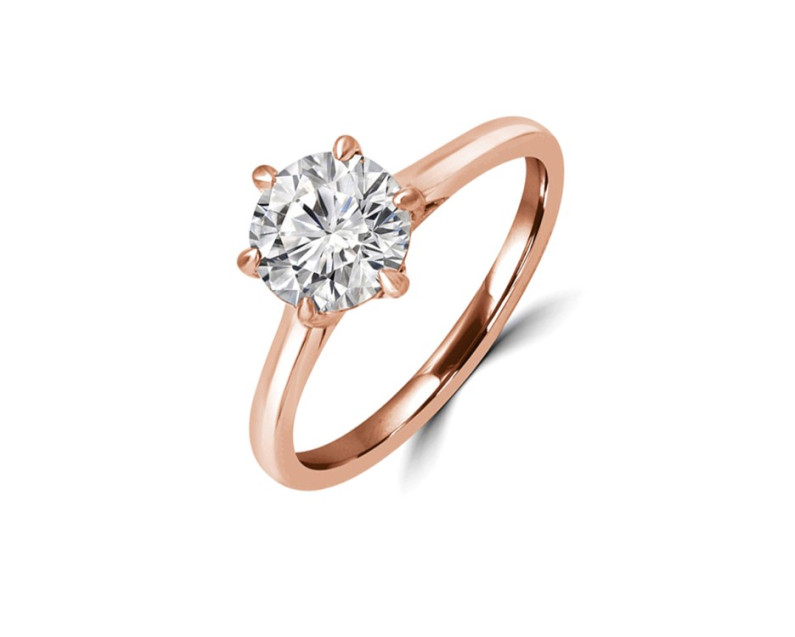 Auroses Six-Prong Solitaire Ring