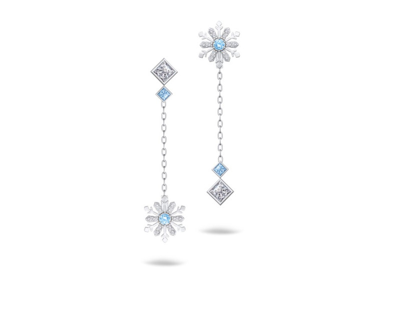 DISNEY x AURORA ITALIA Frozen Snowflakes Dangling Earrings