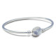 18K White Gold Bangle