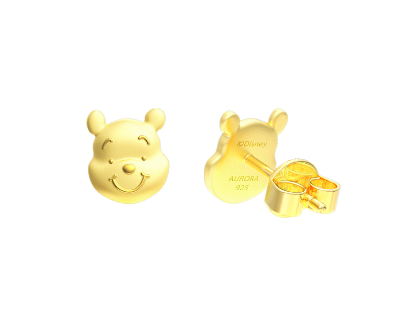 DISNEY X AURORA ITALIA WINNIE THE POOH EARRING