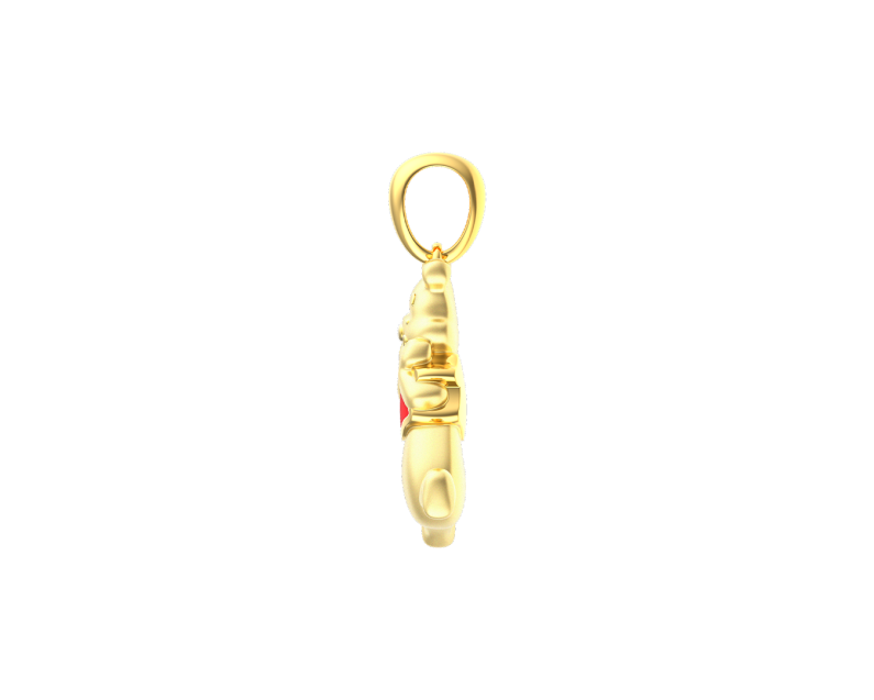 DISNEY X AURORA ITALIA WINNIE THE POOH ADORABLE NECKLACE
