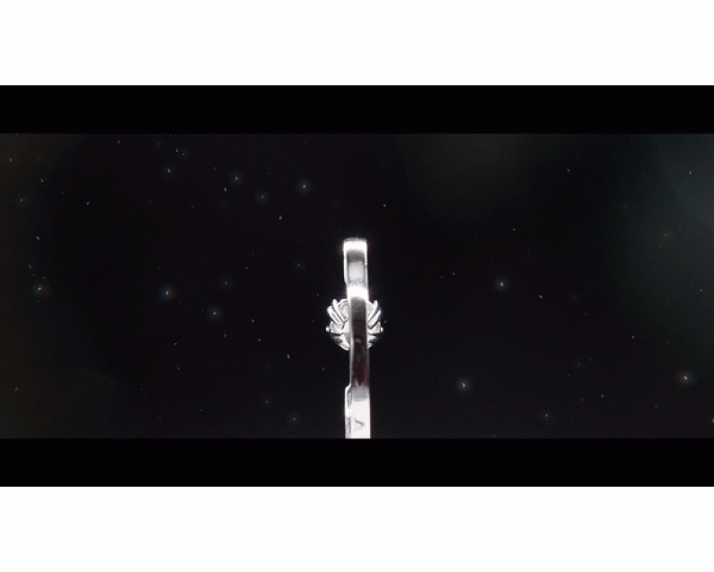 AUROSES Solitaire Ring Sterling Silver