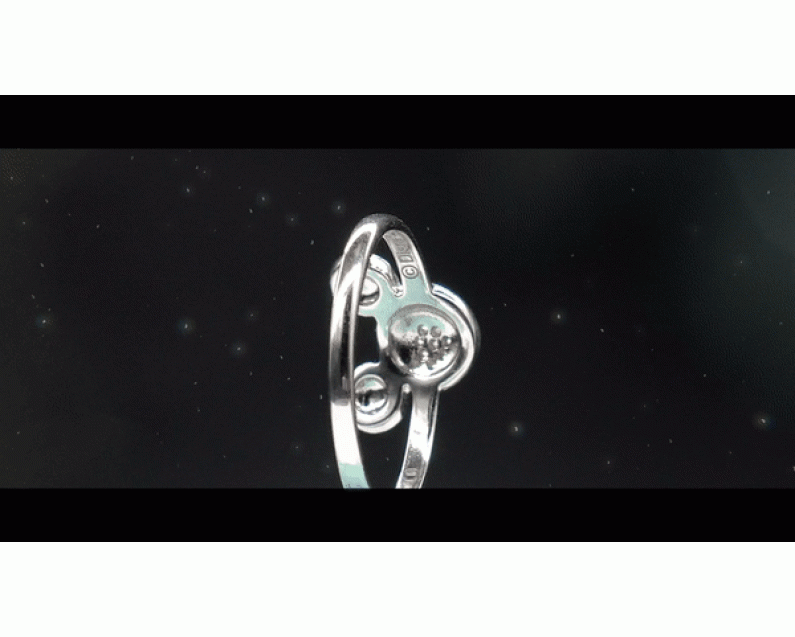 DISNEY x AURORA ITALIA Mickey Silhouette Ring