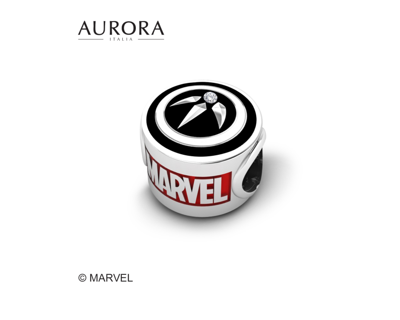 MARVEL x AURORA ITALIA Avengers Black Panther Charm